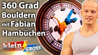 Bouldern Extrem TurnOlympiasieger Fabian Hambüchen vs Daniel 9  Klein gegen Groß [upl. by Marleen]