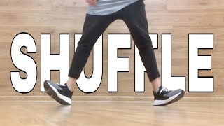 HOW TO SHUFFLE DANCE  TUTORIAL  BASIC STEPS  ШАФЛ  2018 [upl. by Leuqram638]