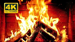 🔥 Cozy Fireplace 4K 12 HOURS Fireplace with Crackling Fire Sounds Crackling Fireplace 4K [upl. by Goulette]