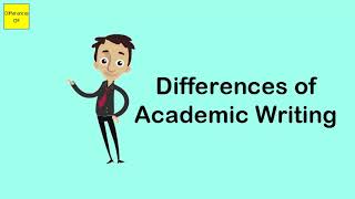 Differences of Academic Writing and Business Writing [upl. by Hearn851]