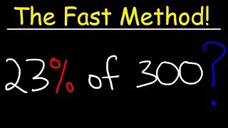 How To Find The Percent of a Number Fast [upl. by Gennaro827]