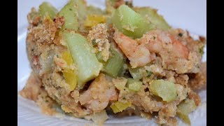 Mirliton and Shrimp Dressing Cajun Southern Dressing [upl. by Lunt487]