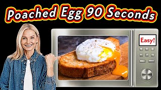 Microwave Poached Egg 90 Seconds [upl. by Sumedocin]