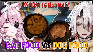 Nyanners amp Aethel Eat Dog and Cat Food [upl. by Menard]