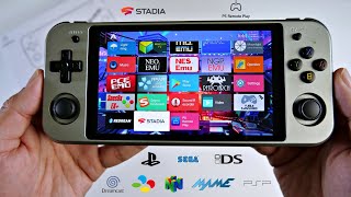 Hybrid Android Emulation Game Console  2022 ANBERNIC RG552 Review [upl. by Bigford]