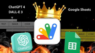 Magic of ChatGPT 4 and DallE 3 with Free Google Apps Script to automate your Google sheet [upl. by Meldoh643]