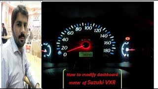 how to light modification dashboard meter Suzuki VXR [upl. by Hahseram302]