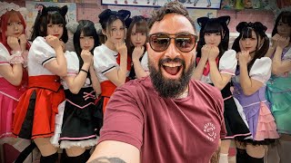 Inside a Maid Cafe in Tokyo Japan 🇯🇵 [upl. by Rafferty]