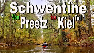 Herbst auf der Schwentine von Preetz nach Kiel mit dem Kajak Teil 1 [upl. by Hareema]