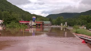 Central PA slammed with rain floods [upl. by Eissim]