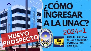 🔴 ¿Cómo ingresar a UNAC 2024 Nuevo prospecto Examen de admisión Universidad Nacional del Callao [upl. by Lichtenfeld]