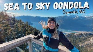 Sea to Sky Gondola  What to do in Squamish  Winter on the West Coast Squamish BC [upl. by Tadd]