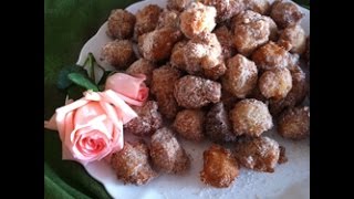 Bocconcini di donut con zucchero e cannella  videoricette di frittelle di Carnevale [upl. by Garvin]