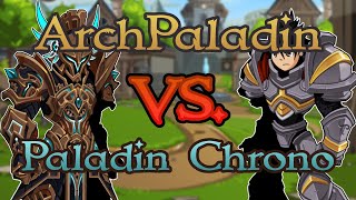 AQW ArchPaladin vs Paladin Chronomancer Class Comparison [upl. by Atires]