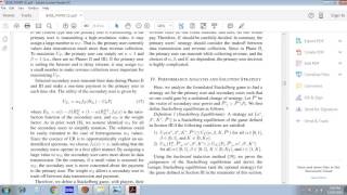 Stackelberg Game for Cognitive Radio Networks With MIMO and Distributed Interference Alignment [upl. by Alexandro895]