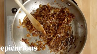 How to Make Caramelized Onions  Epicurious [upl. by Legge]