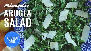 How to Make an Arugula Salad with Lemon and Parmesan Dressing  Keto Salads [upl. by Aiekam]