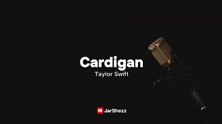 Cardigan  Taylor Swift Karaoke [upl. by Mackay]