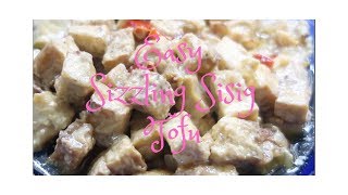 Easy Sizzling Sisig Tofu ala MAxs [upl. by Pippy890]