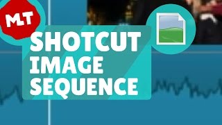 Shotcut 🔴 How to import image sequence [upl. by Zielsdorf545]