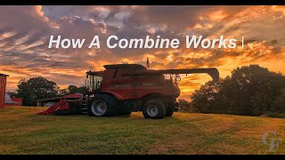 How a Combine Works A view inside the combine 4k video [upl. by Misaq]