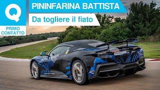 Pininfarina Battista dal vivo dentro labitacolo della Hyperelettrica da 1900 CV [upl. by Elvis]