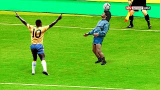 Maradona vs Pelé  Legendary Moments [upl. by Ymiaj874]