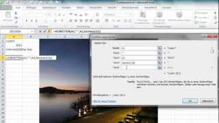 Excel  Textfelder und Bilder mit Zellinhalt beschriften [upl. by Ronnoc809]