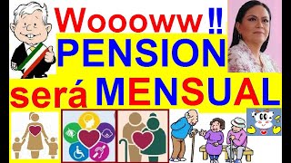 WOOOWWW PENSION SERA MENSUAL O QUINCENAL ES OFICIAL AMLO LO DIJO GIRA ESTADO DE MEXICO TECAMAC [upl. by Idihsar402]