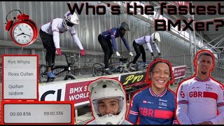 Whos The Fastest BMX Starter Ft Kye Whyte amp Ross Cullen [upl. by Rufina454]