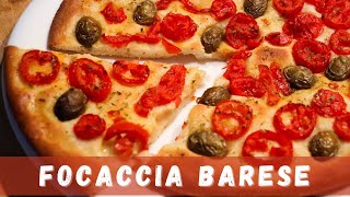 Ricetta Focaccia Barese  Bimby e Non  Buona forse la migliore [upl. by Nytsuj]