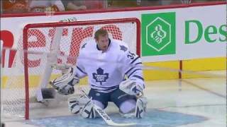 Brian Gionta collides with James Reimer HD [upl. by Zelazny]