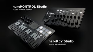 KORG nanoKEY Studio  nanoKONTROL Studio  Take Control Further [upl. by Llerod]