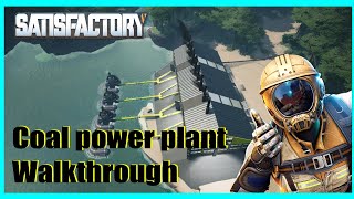 Balanced Coal Generator  Satisfactory  Walkthrough [upl. by Ytirahs317]