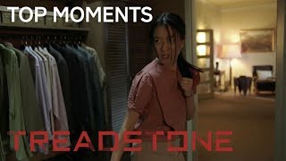 Treadstone  Top Moments Season 1 Episode 1 SoYun Fights Kwon  on USA Network [upl. by Lledrac]