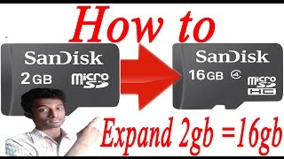 How to Convert Memory card 2Gb to 16Gbmemory card ka size kyse baraya jayemust watchhindi [upl. by Leeban7]