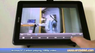 Archos 97 Carbon 1080p video test [upl. by Ahto]