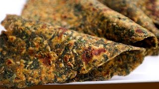 How to make Palak Paratha  Paratha Recipes  Ruchis Kitchen [upl. by Carr933]