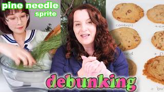 Debunking Pine Needle Soda a Medical SCAM amp flat cookie hacks  How To Cook That Ann Reardon [upl. by Llednek]