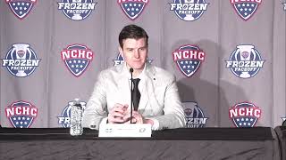 32324  Omaha Hockey Frozen Faceoff Final Postgame Press Conference Mike Gabinet and Jack Randl [upl. by Aber13]