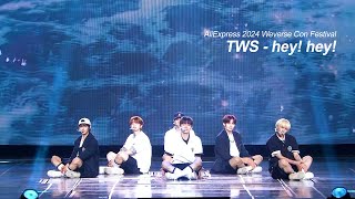 TWS 투어스 hey hey Stage Cam  AliExpress 2024 Weverse Con Festival [upl. by Oneil]