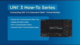 UNI® 3 How to Connect Your Gaumard Vital Signs Virtual Monitor [upl. by Kcolttam54]