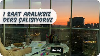 1 Saat Aralıksız Ders Çalış  Gün Batımı ve Motivasyon Artırıcı Müziklerle ✍🏻 [upl. by Elvis]