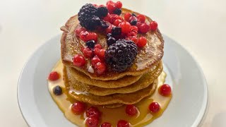 Vegan Pancakes Innovative Easy Quick and Delicious Recipe [upl. by Chaing]