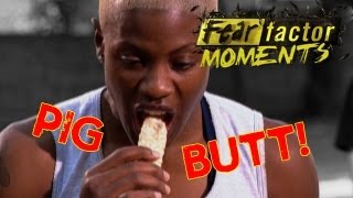 Fear Factor Moments  Pig Rectum Range [upl. by Attebasile]