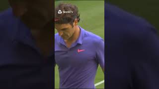 When Federer Goes BehindTheBack 🤯 [upl. by Eislehc]