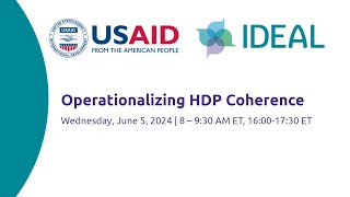 Operationalizing HDP Coherence French [upl. by Esoryram]