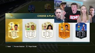 LUCKIEST YOUTUBERS FUT DRAFT  FIFA 16 [upl. by Nythsa721]