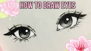 How to Draw Eyes ♡  by Christina Lorre [upl. by Nikolas848]