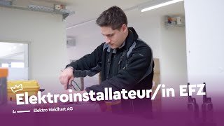 Elektroinstallateurin EFZ  Elektro Neidhart AG  Lehrstellenvideo  Yousty [upl. by Ahsitahs793]